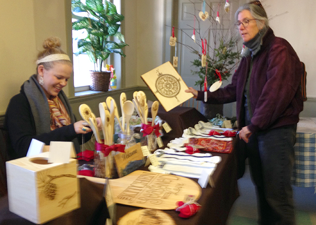 Christmas shopping at the Local Living Craft Fair