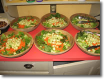 Community Supper salads